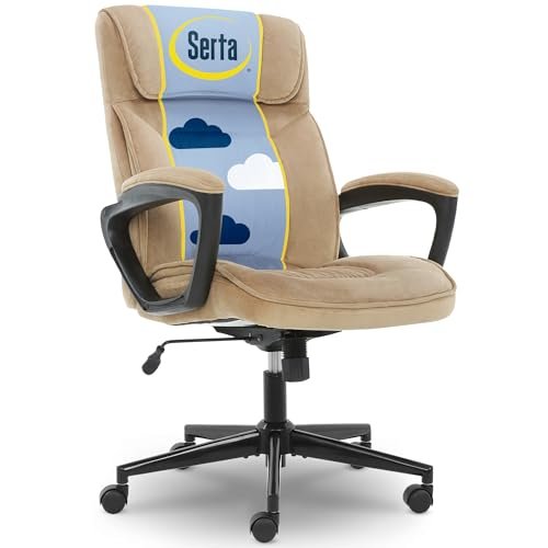 Serta Upholstered Executive Office Chair Hannah Design
