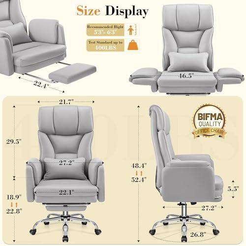 Serta Office Chair With Footrest - Comfort Meets Productivity