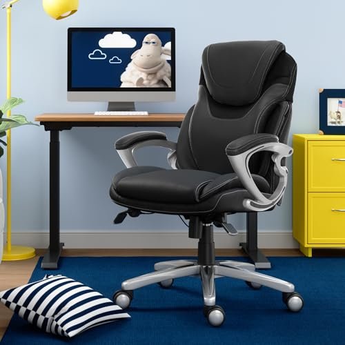 Serta Adjustable Office Chair - Customizable Comfort for Every Workspace